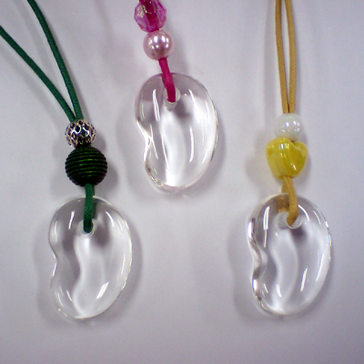 Quartz Pendant with beads